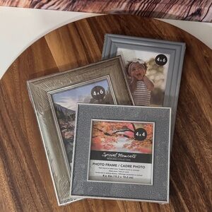 Special Moments Gray and Brown Photo Frame Set